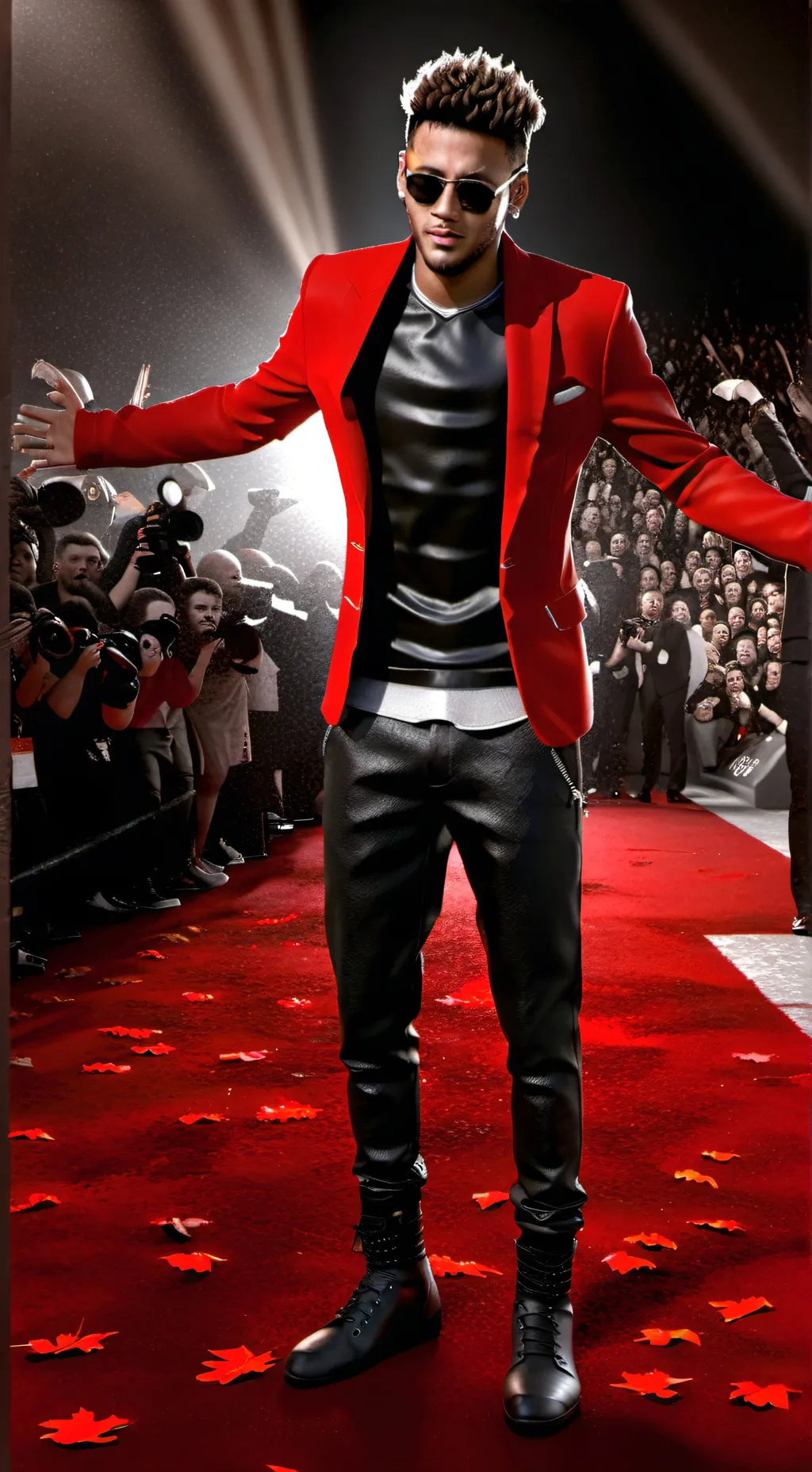 ai character: Neymar jr background