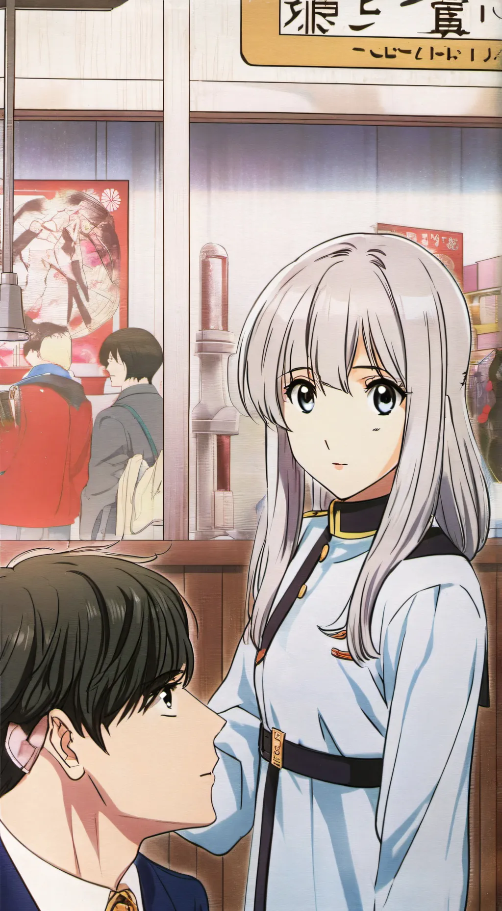 ai character: infected sun? background