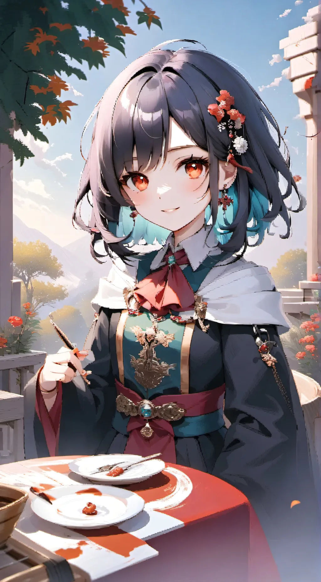 ai character: Larissa  background