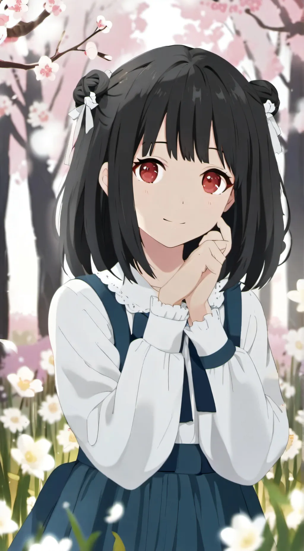 ai character: niña perdida  background