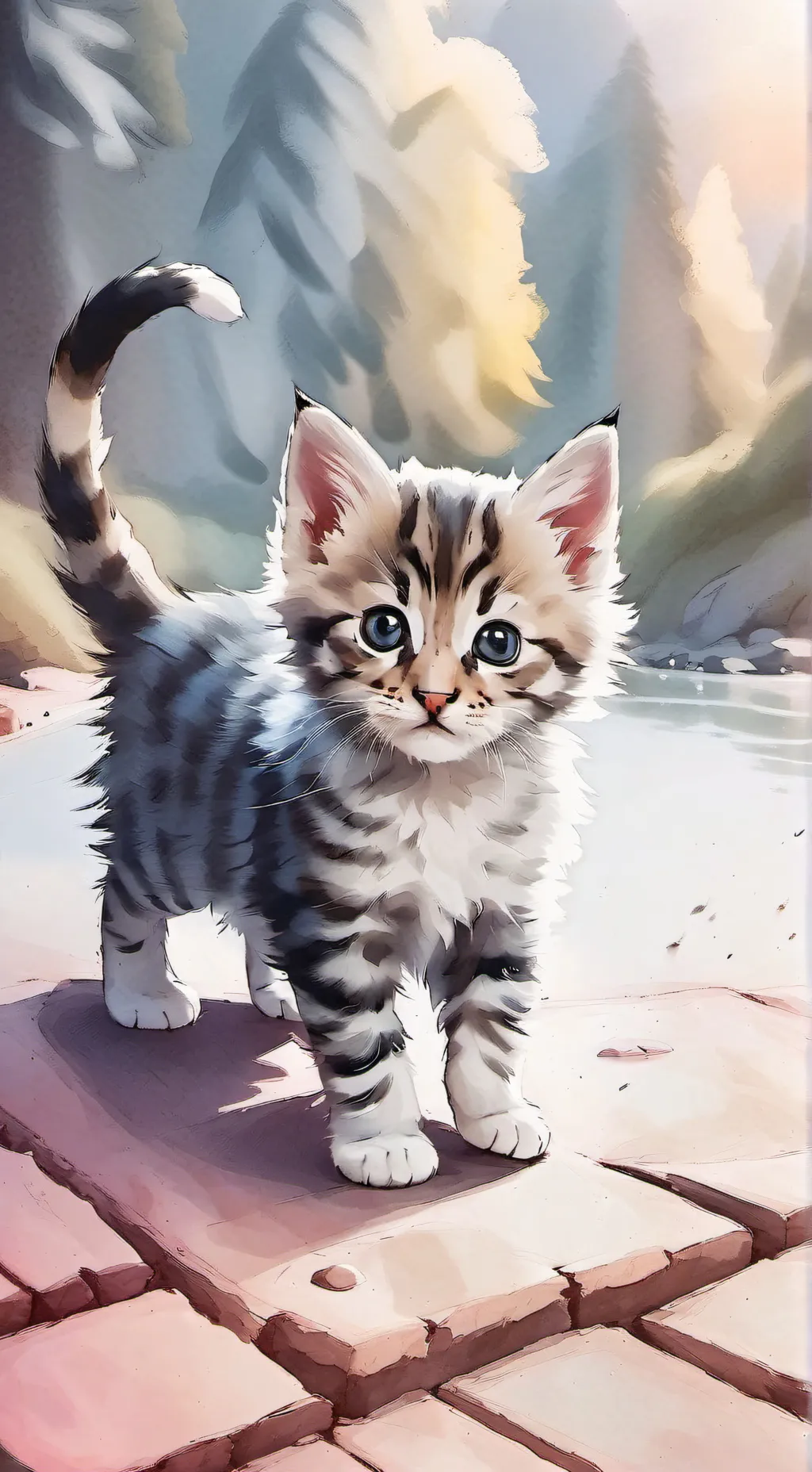 ai character: Котя background