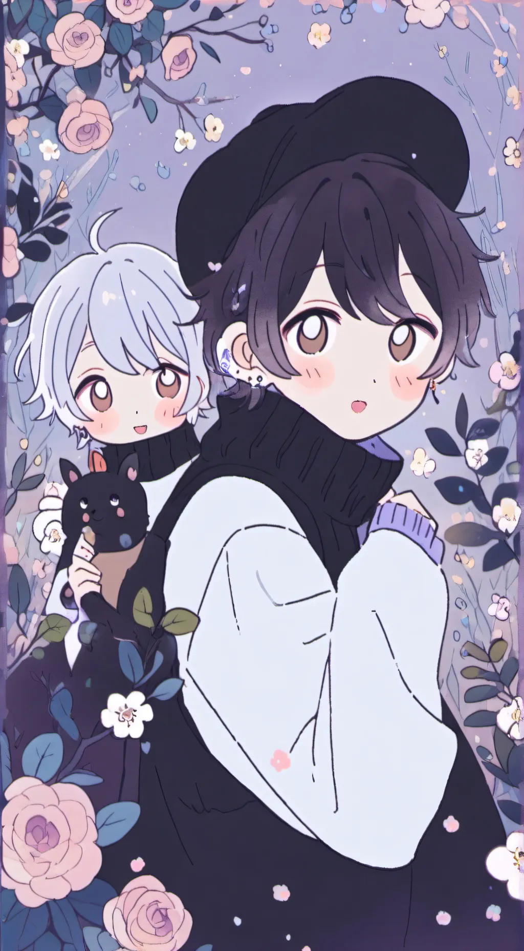 ai character: hola soy nueva  background