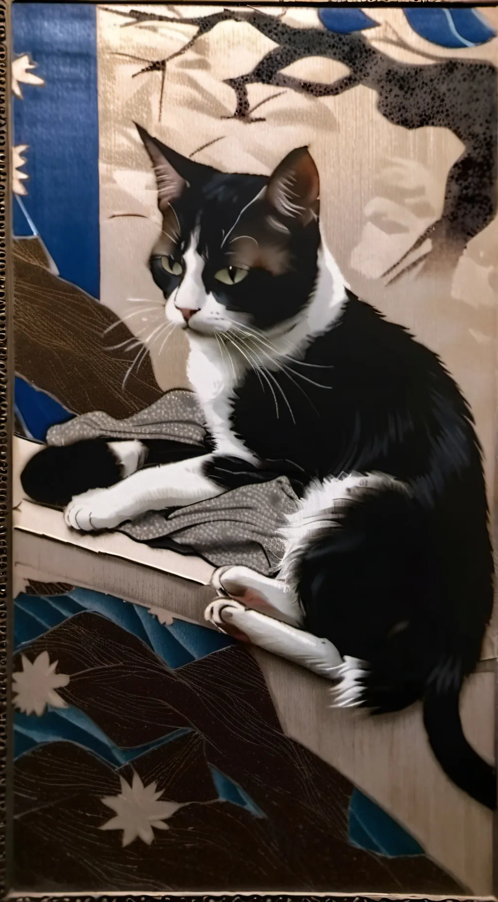 ai character: Kit kat background