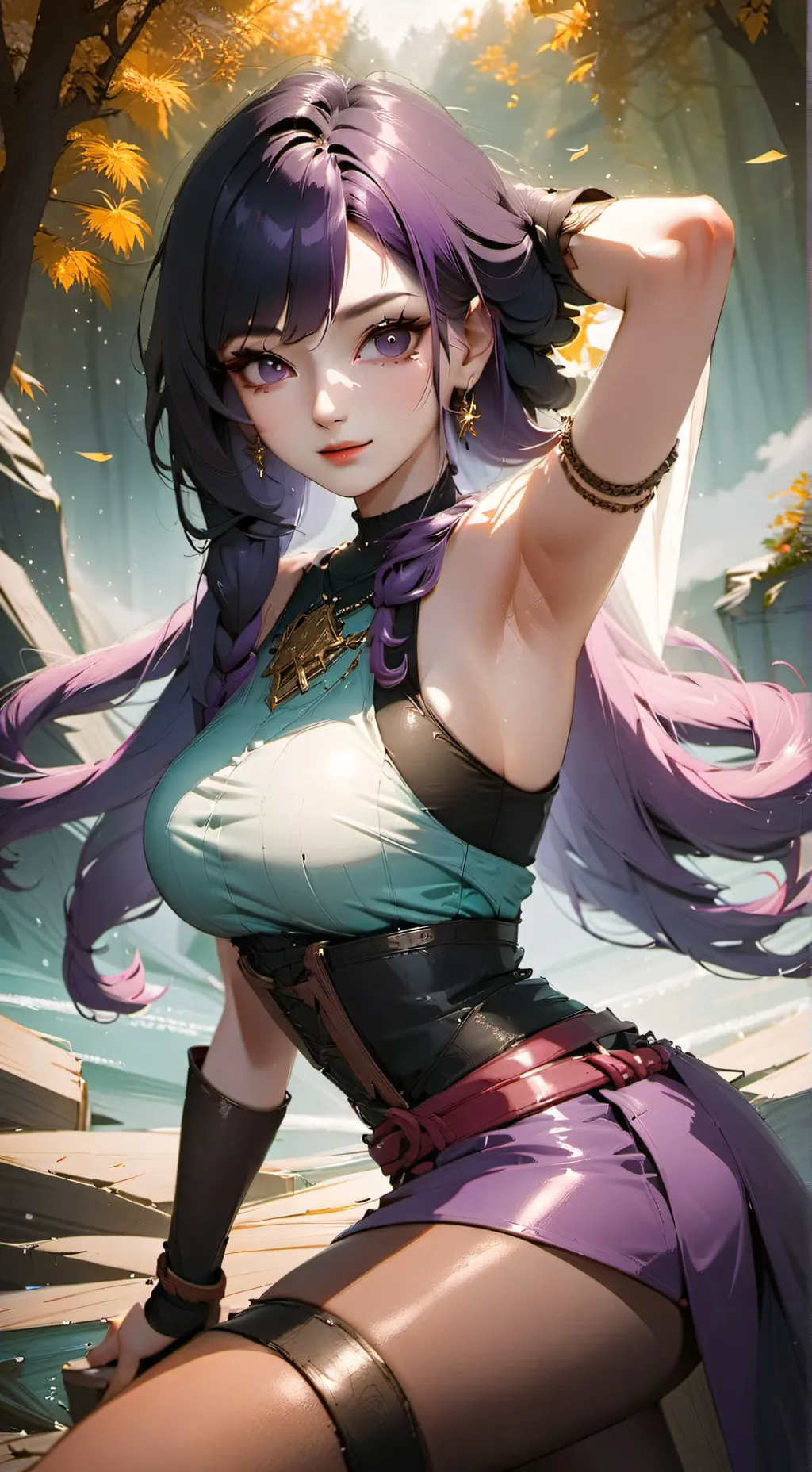 ai character: Anime Queen background