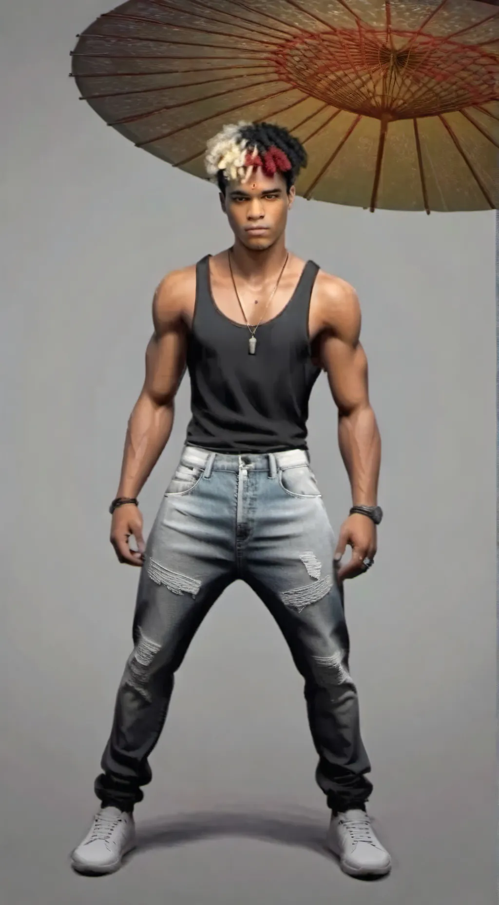 ai character: Jaseh/XXXTentacion background
