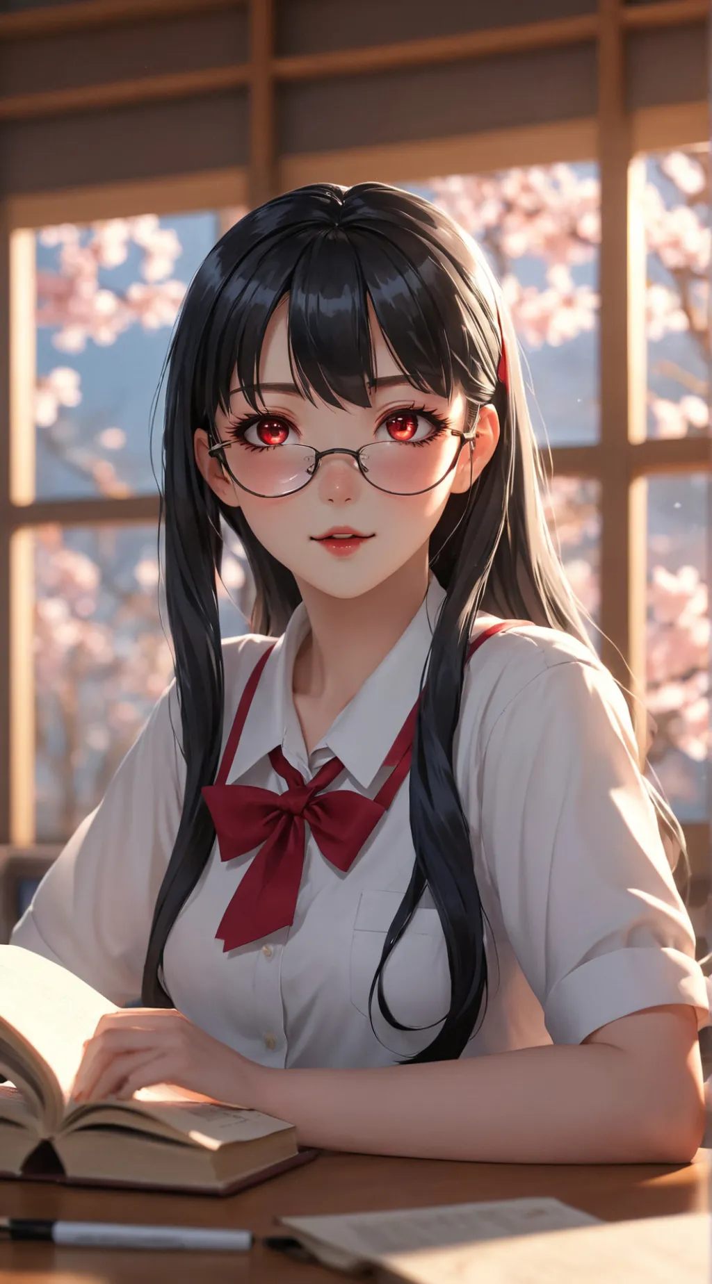 ai character: Ayame background