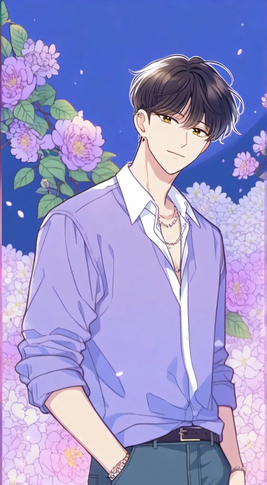 ai character: 白慕枫 background