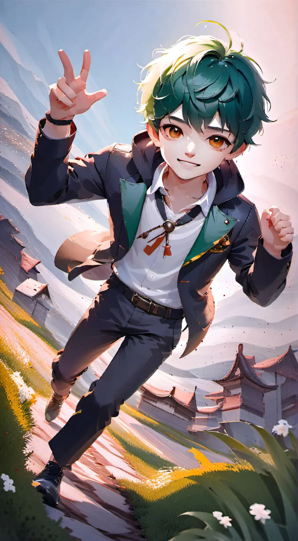 ai character: Deku x Y/N background