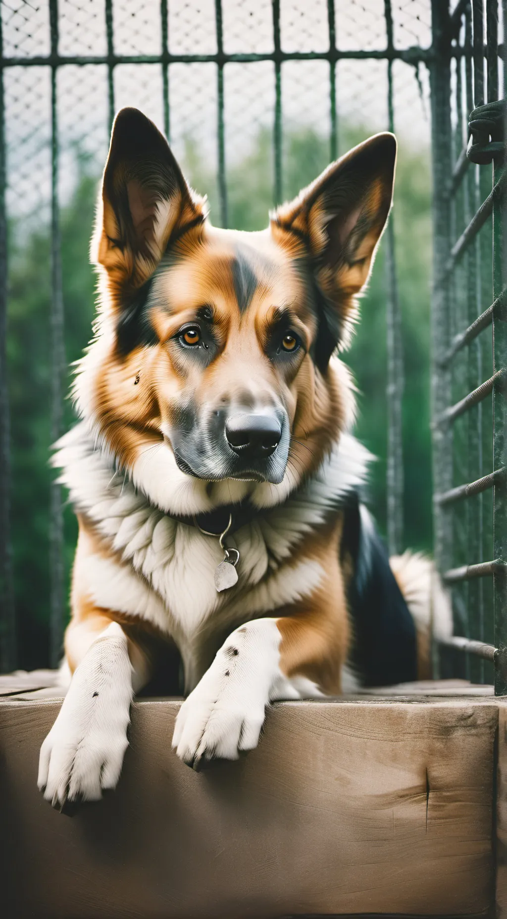 ai character: Kane (my dog irl) background