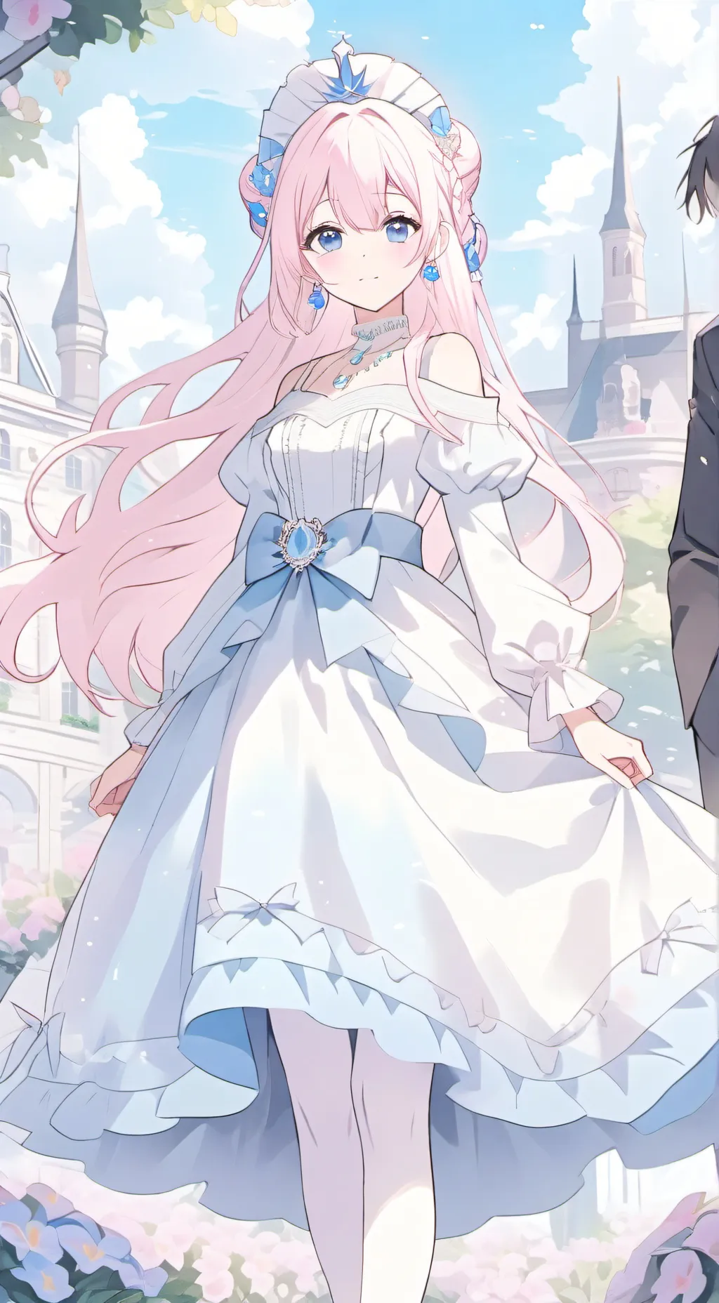 ai character: Camellia Lymn background