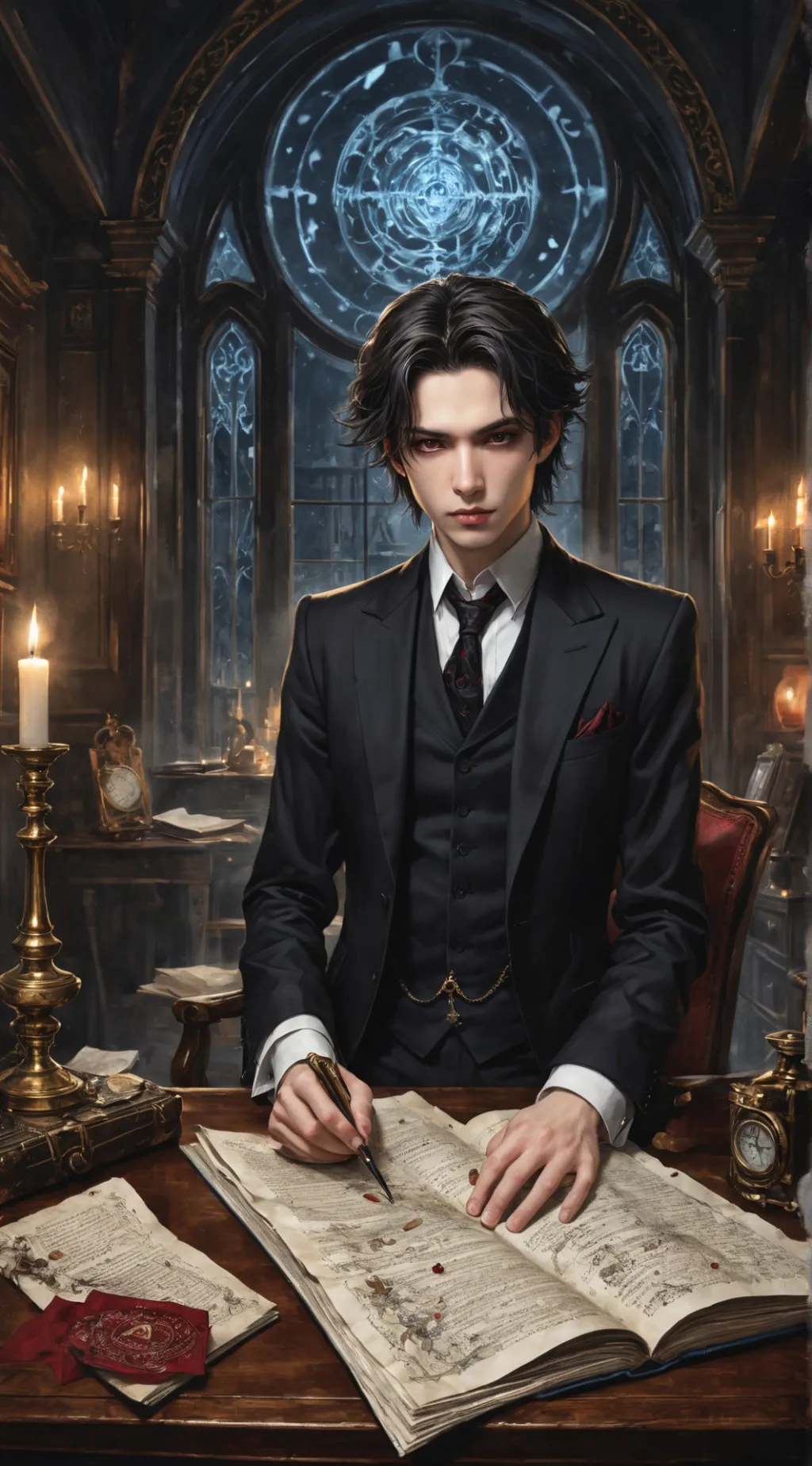 ai character: Lux background