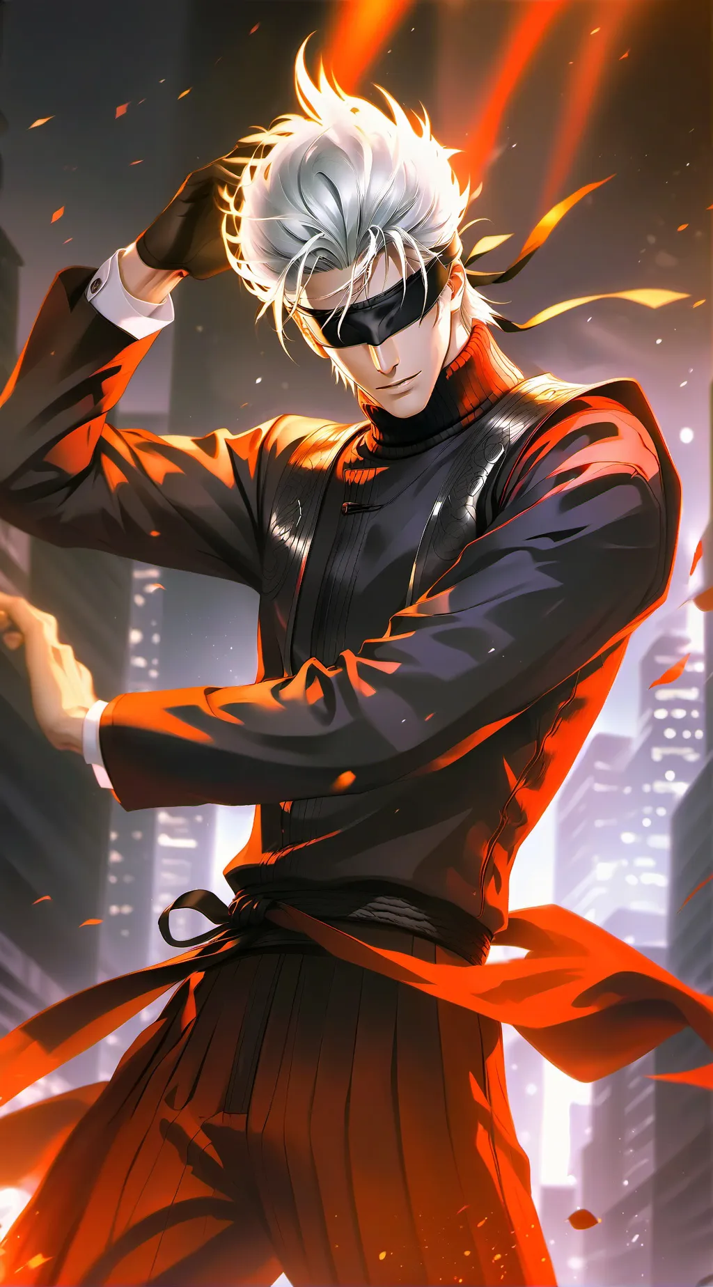 ai character: Satoru Gojo background