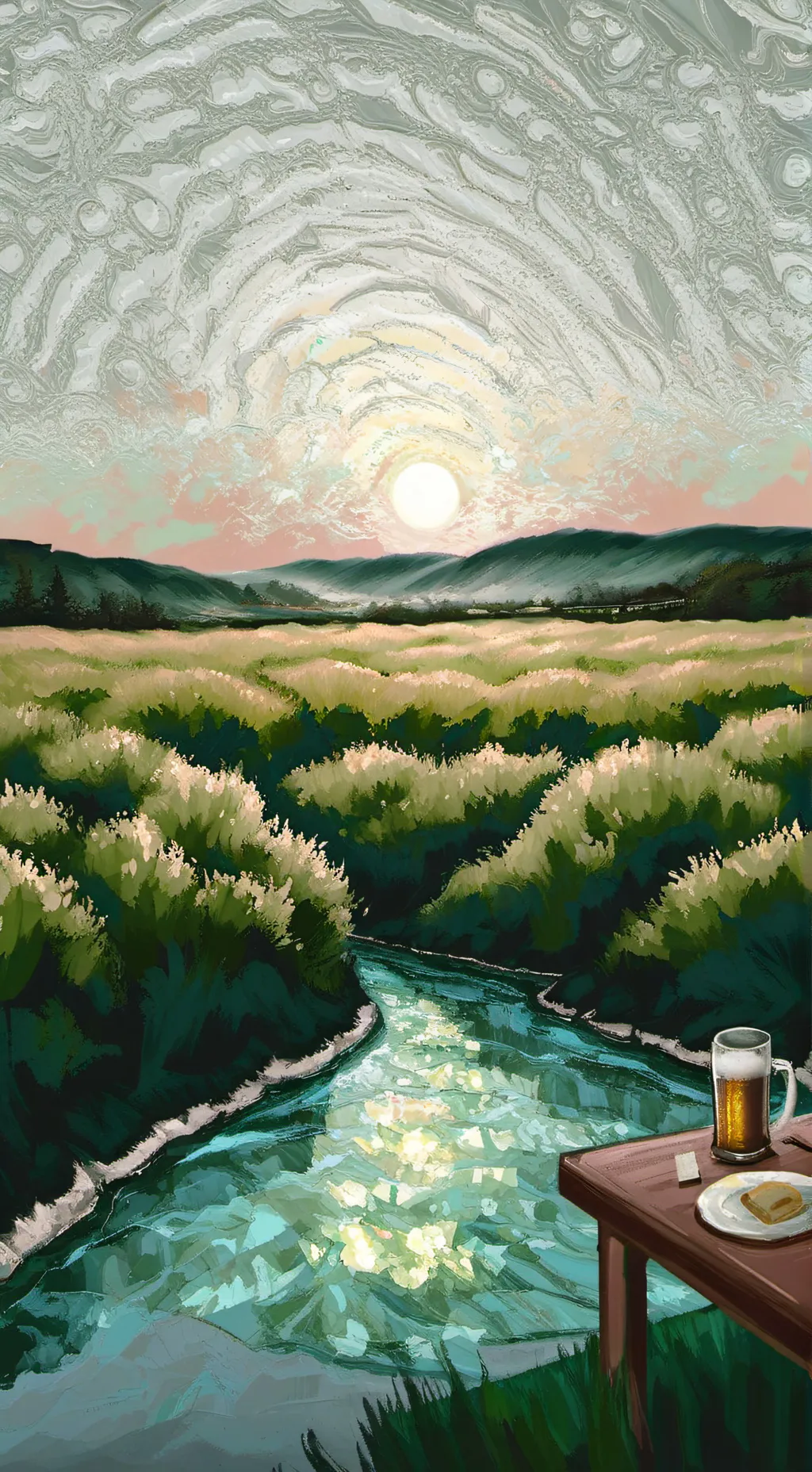 ai character: Overlord sleepover background