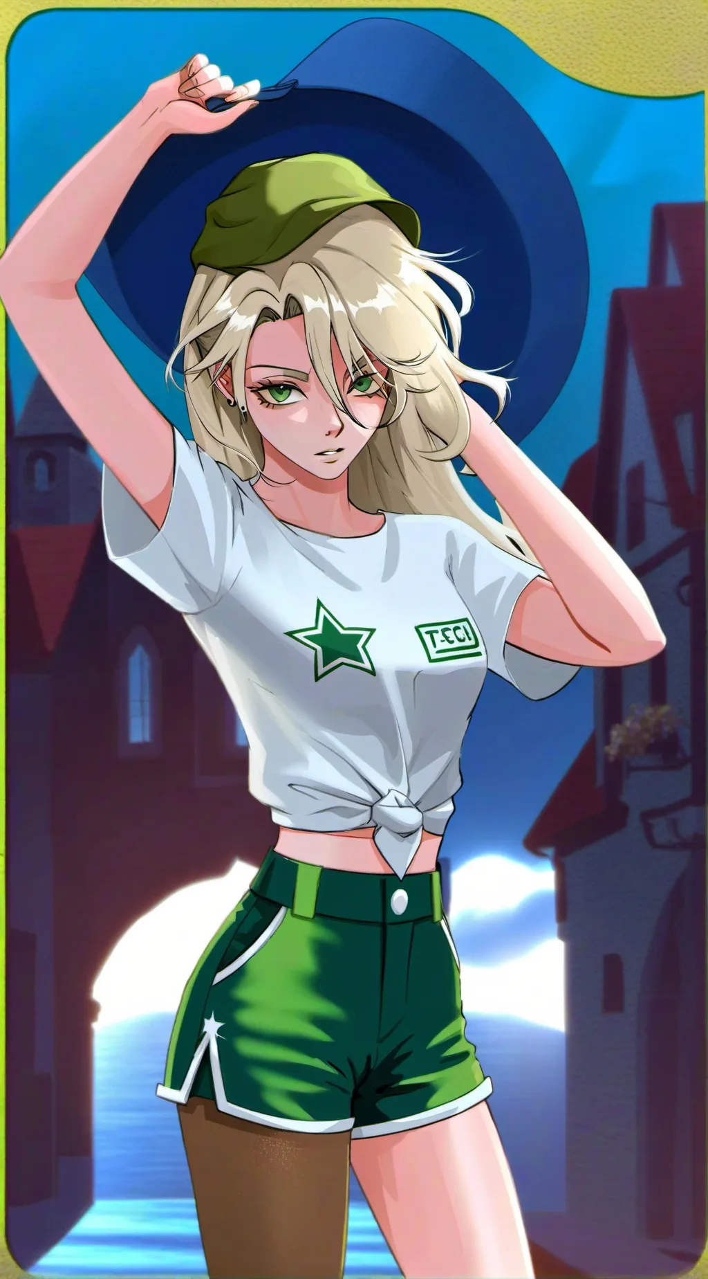 ai character: NO ME ACUERDO  background