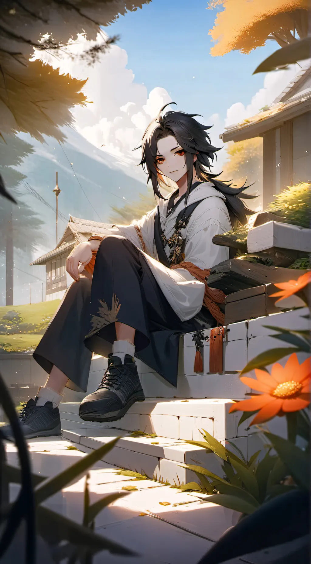 ai character: Lukas background