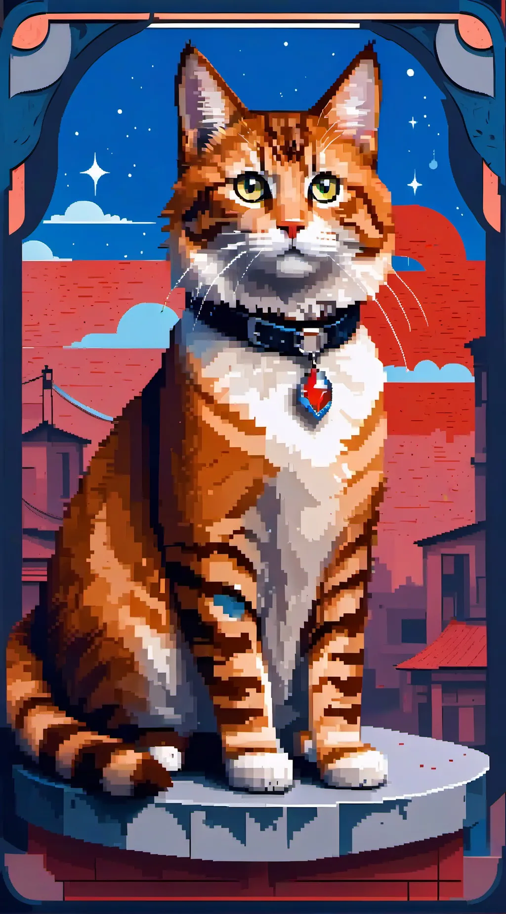 ai character: CAT background