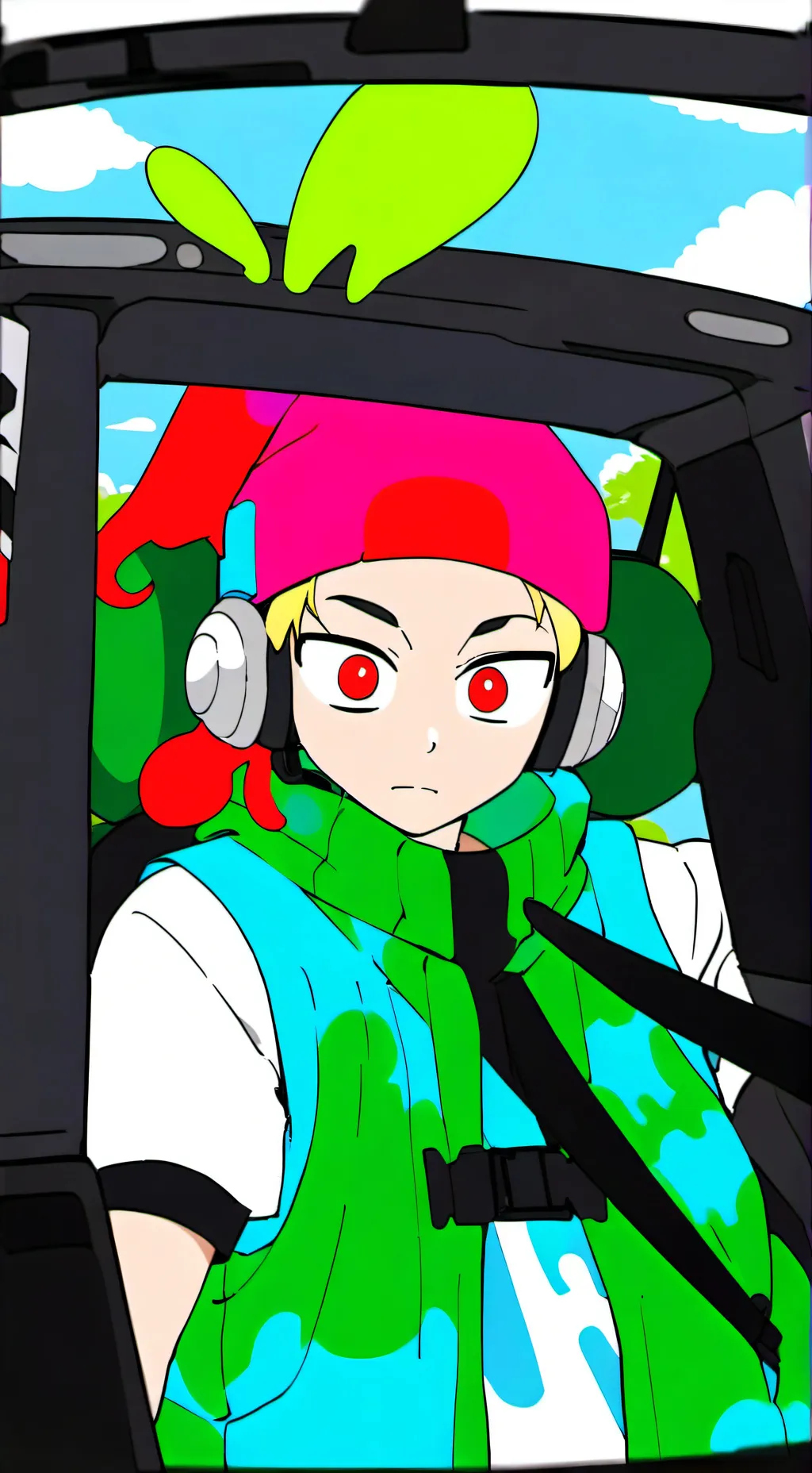 ai character: greysi: Sprunki  background