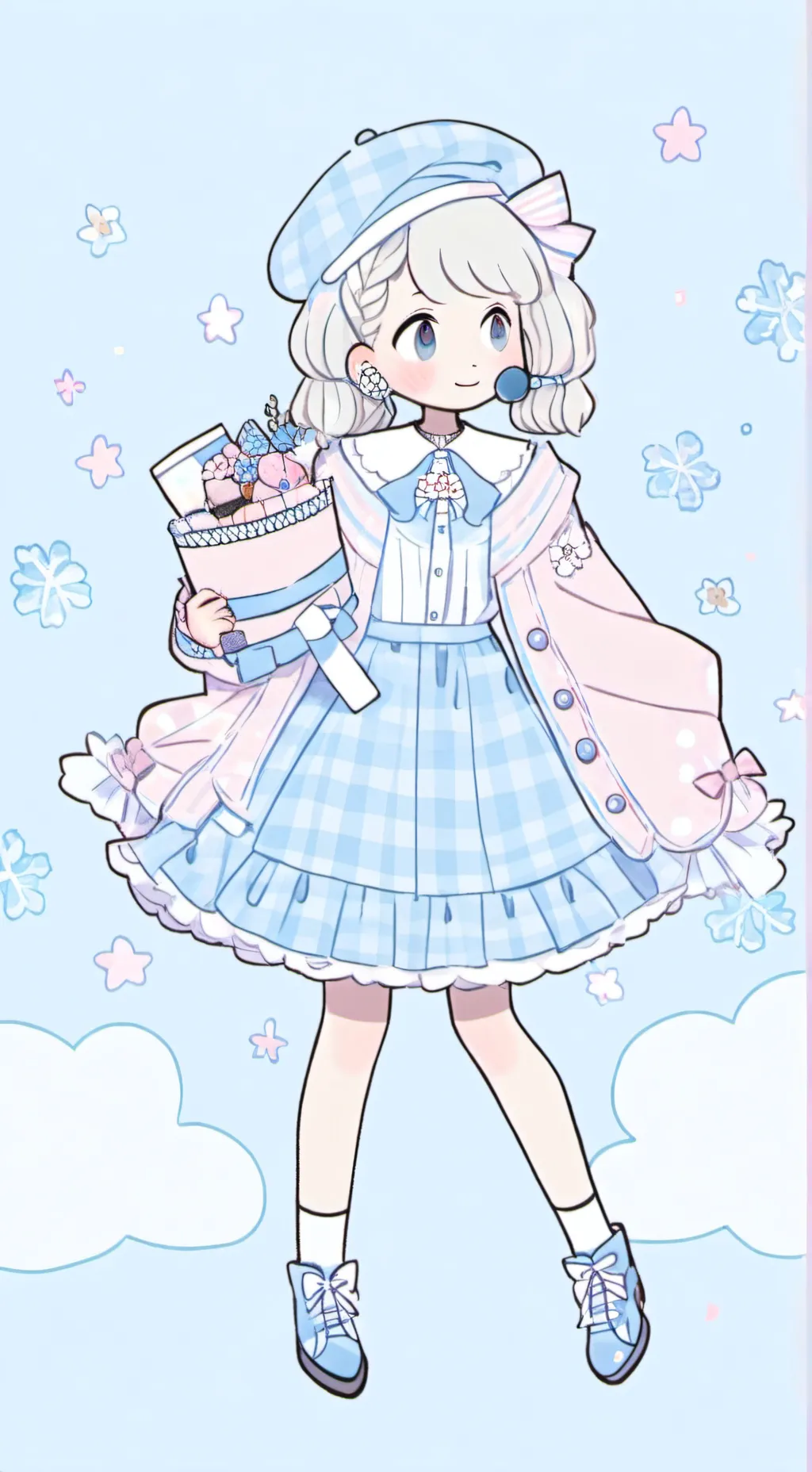 ai character: School ￼ background