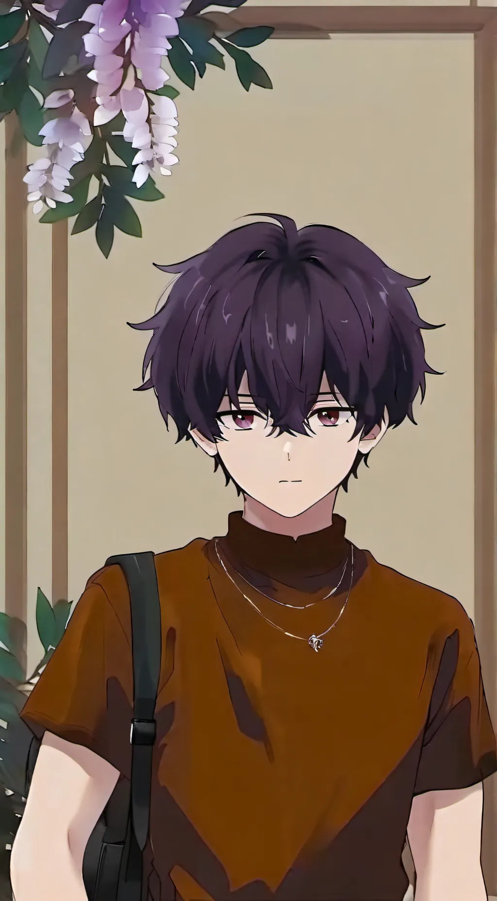 ai character: Grumpy Shousuke  background