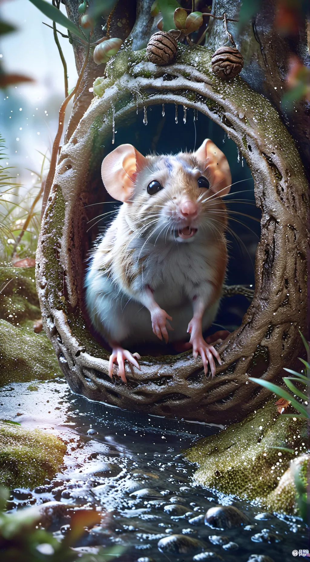 ai character: petit rat background