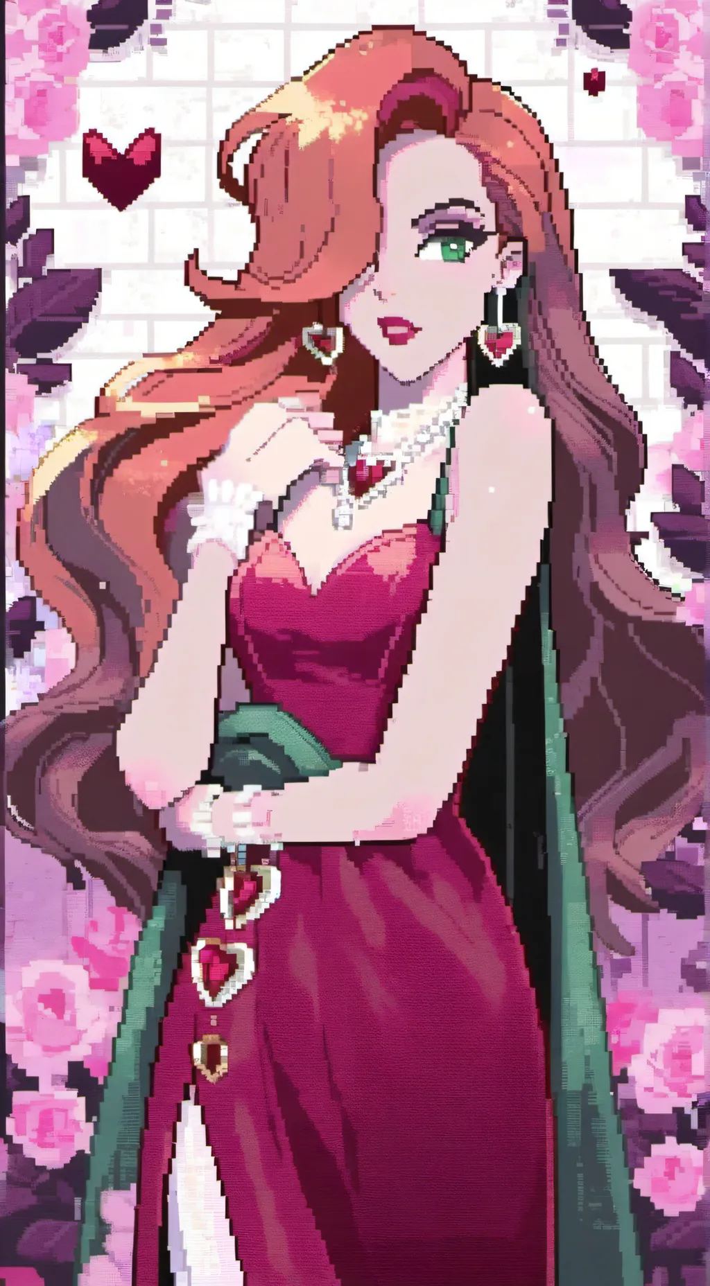 ai character: Jessica Rabbit  background