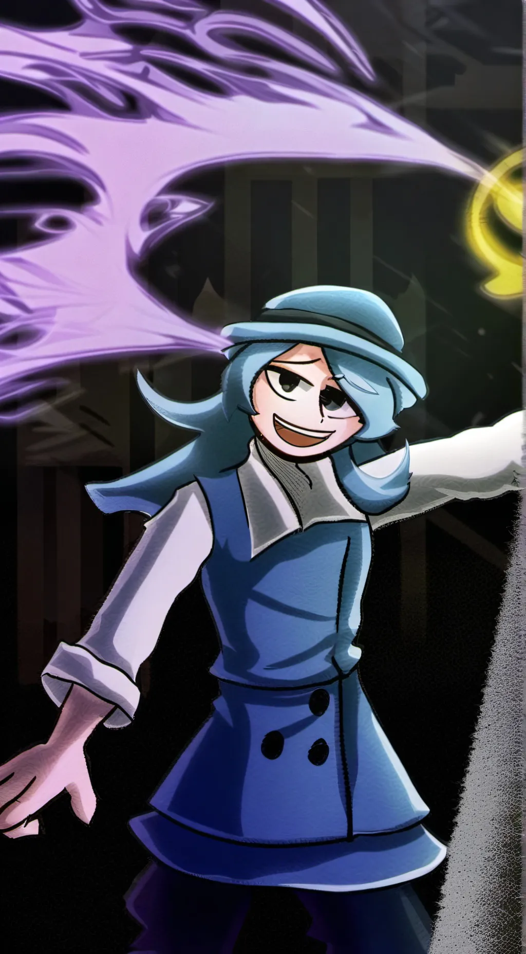 ai character: connie :3 background