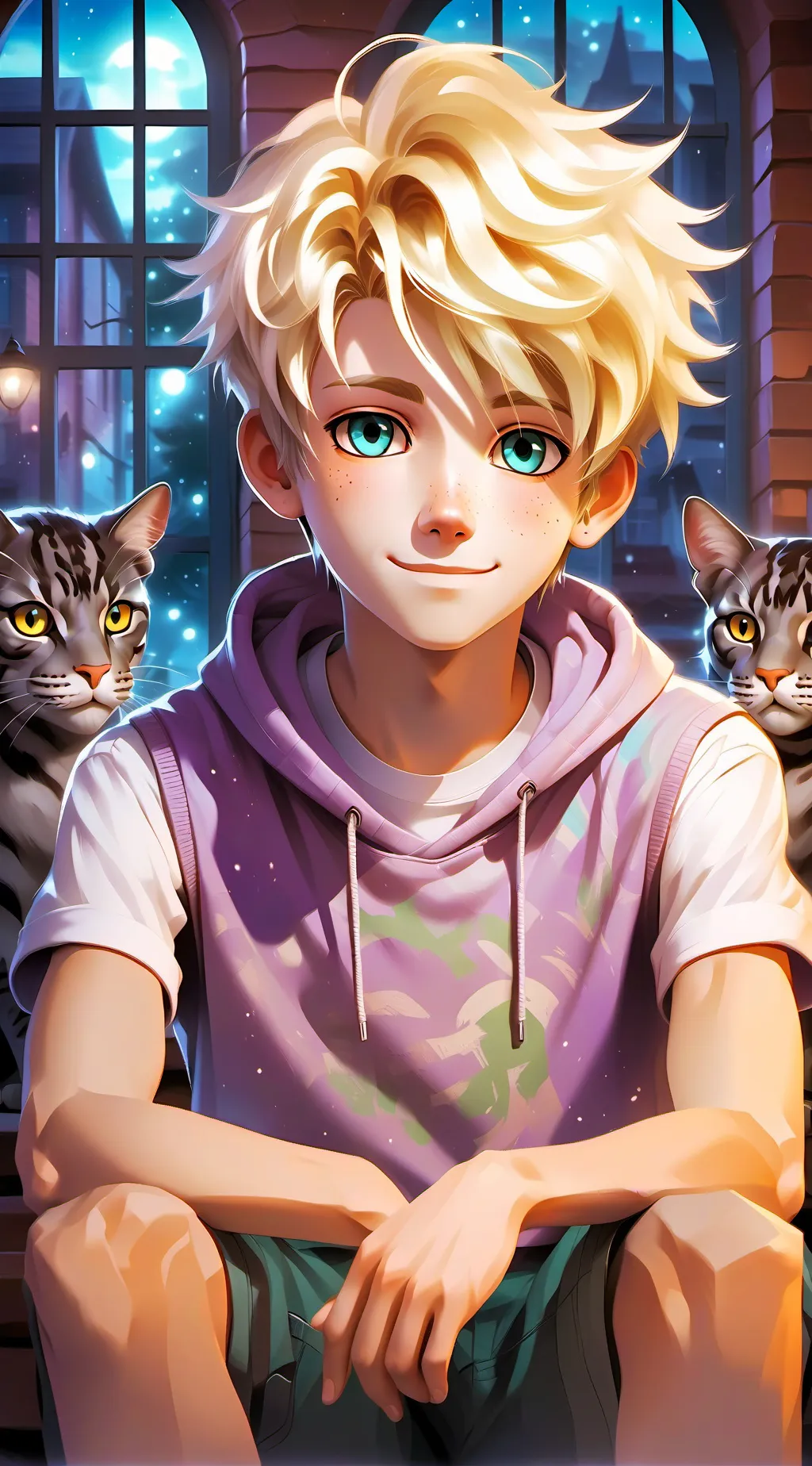 ai character: Max background