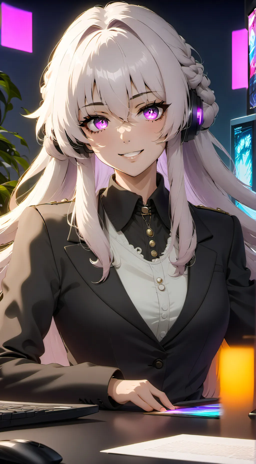 ai character: Hoshiko background