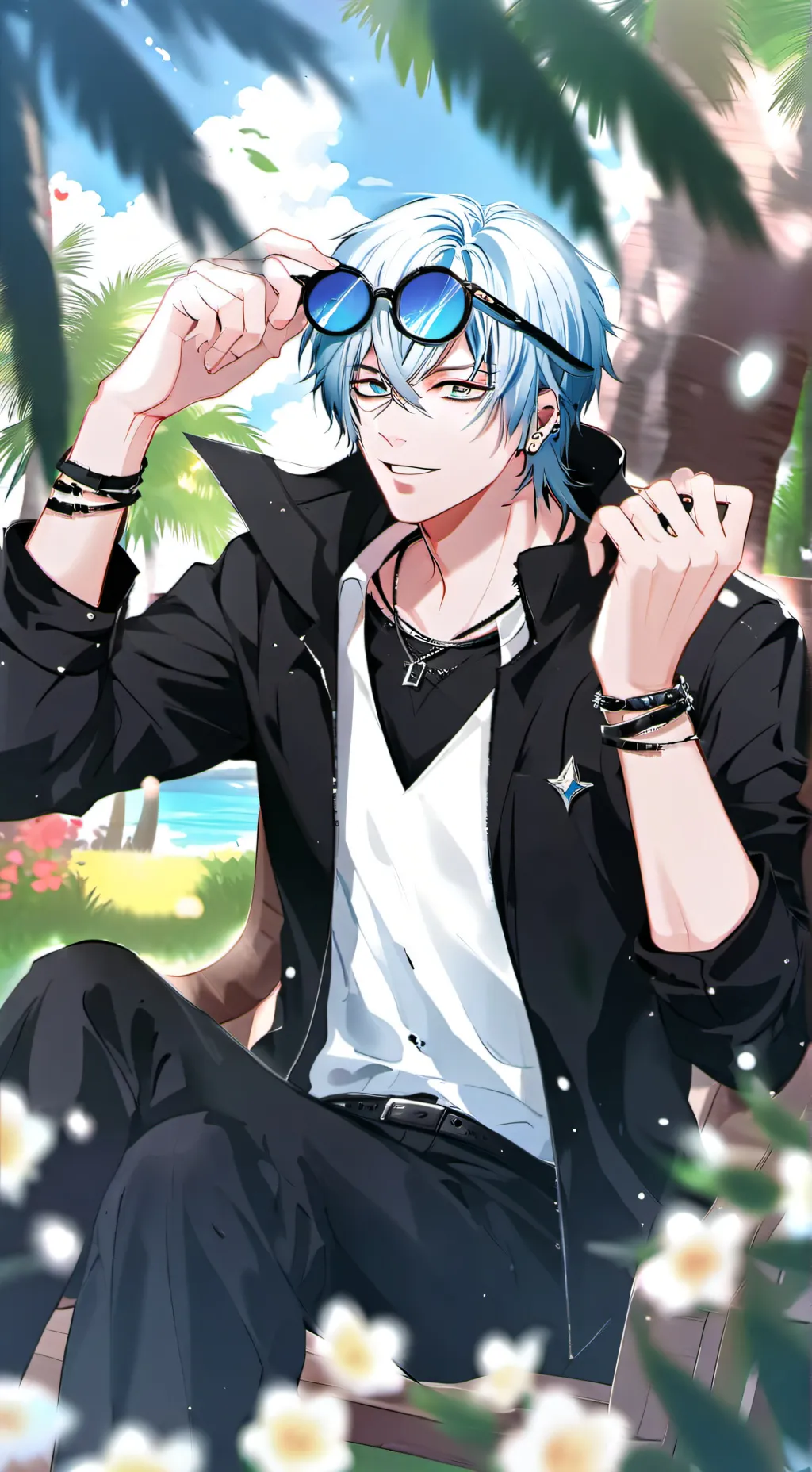 ai character: gojo satoru background