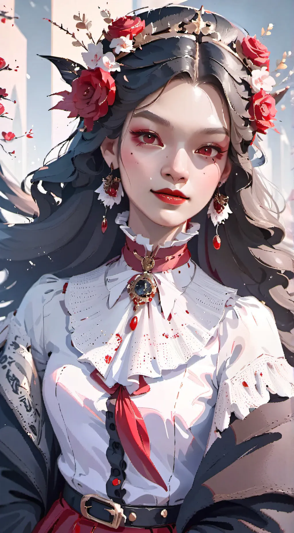 ai character: vampire gf background