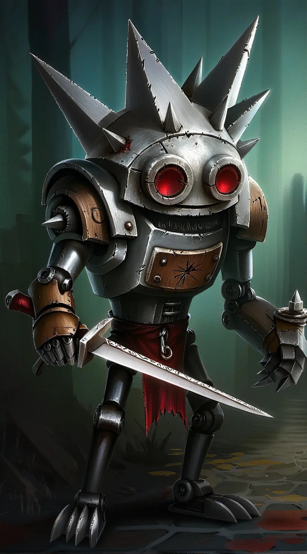 ai character: Silverblade:2-x  background