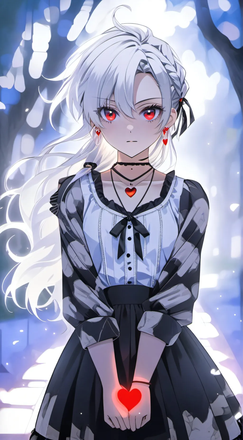 ai character: Magic Necklace background