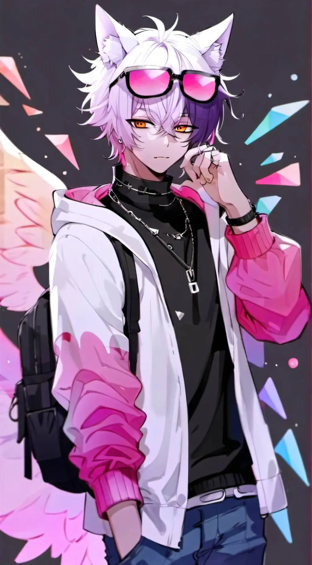 ai character: 🌱★†Ezra†★🪻 background