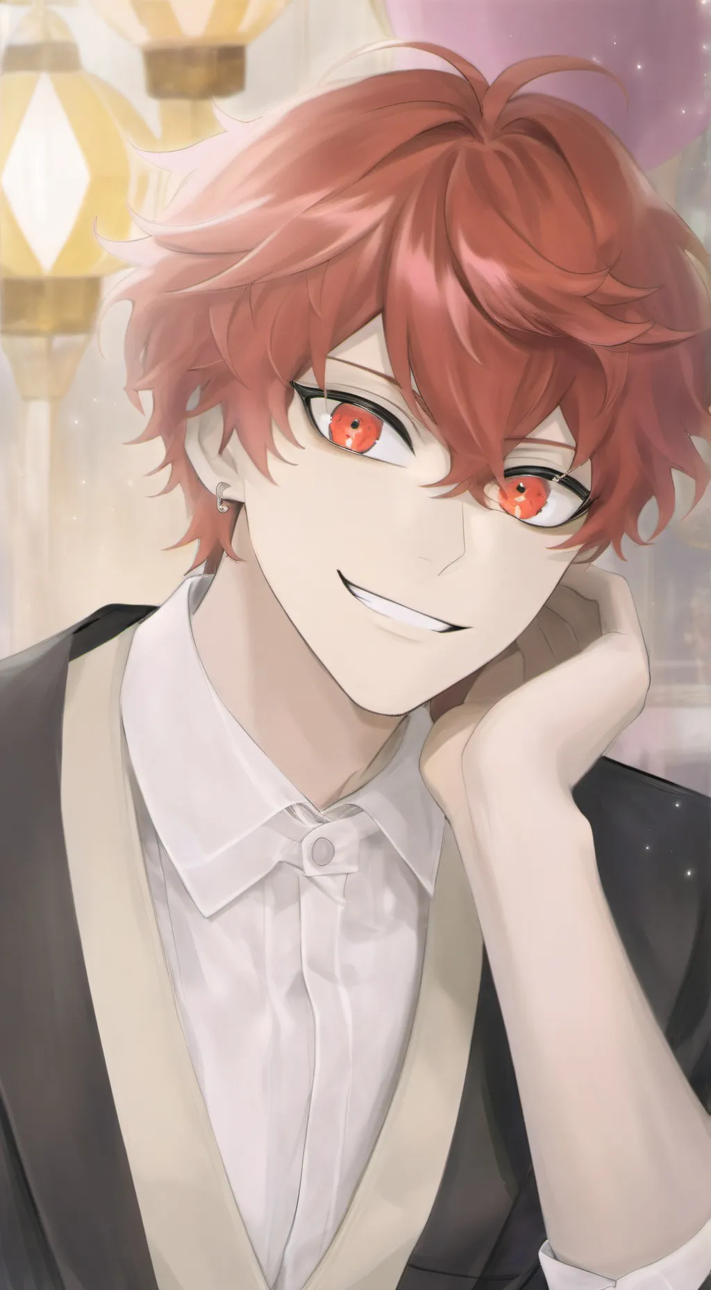 ai character: Eijiro Kirishima<3 background