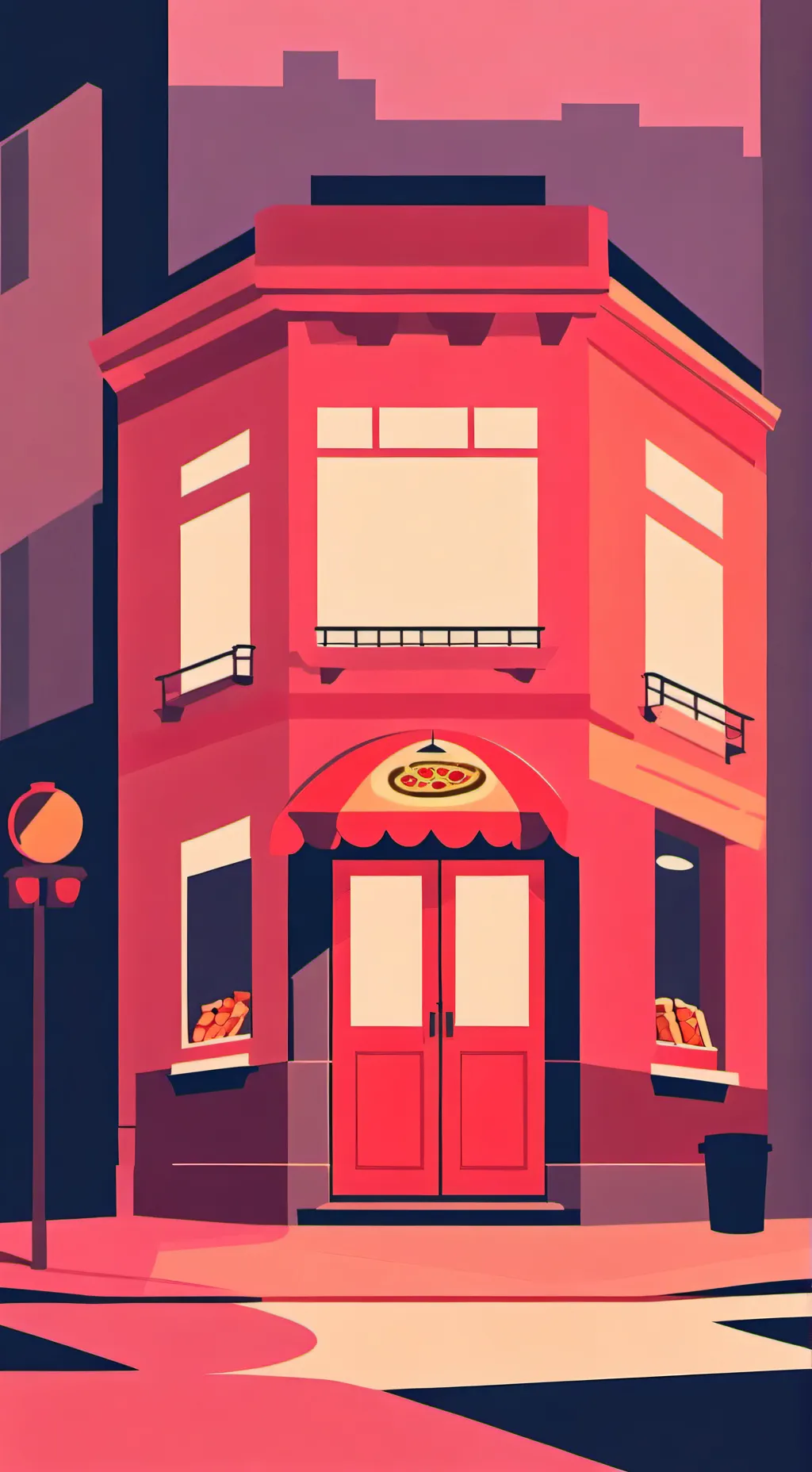 ai character: Freddy’s pizzeria background