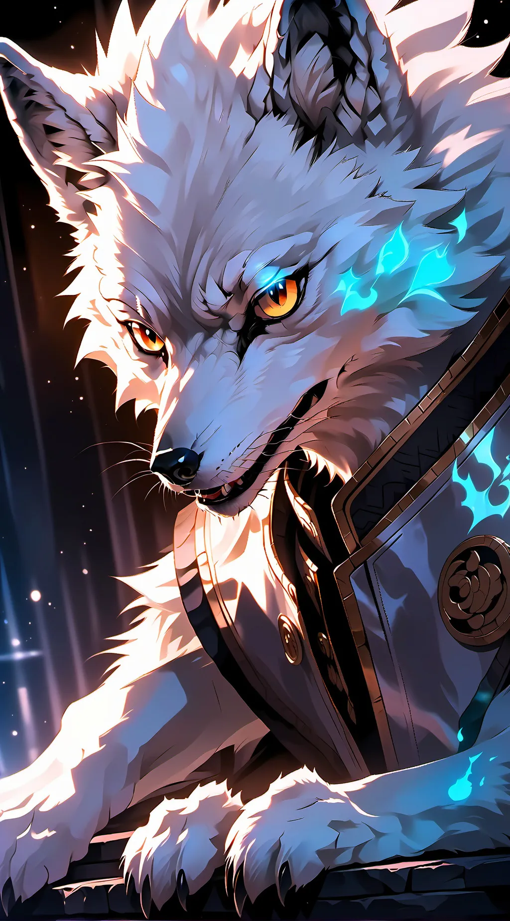 ai character: Luna Shadow background