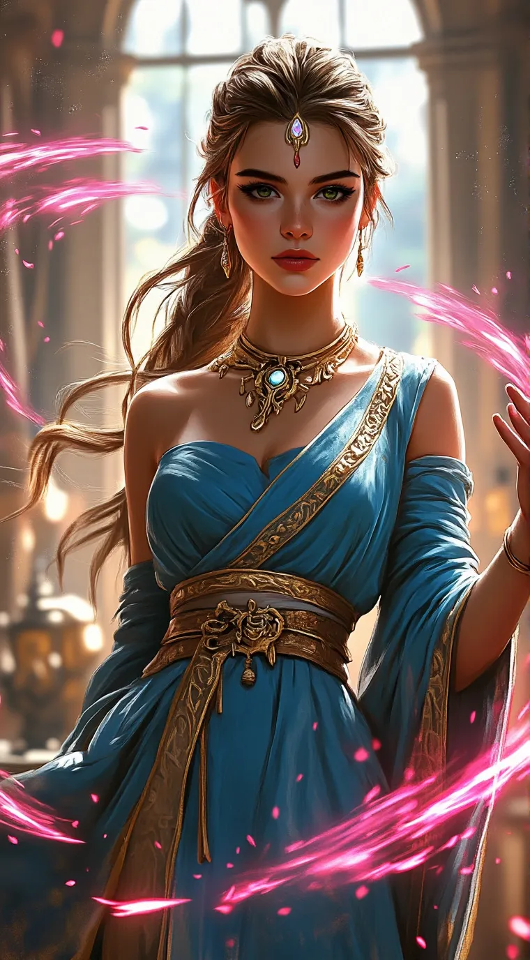 ai character: Шаха background