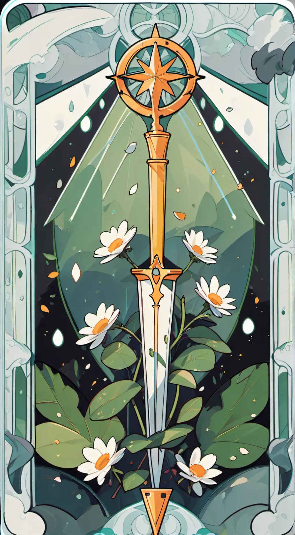 ai character: Dw Xmas  background