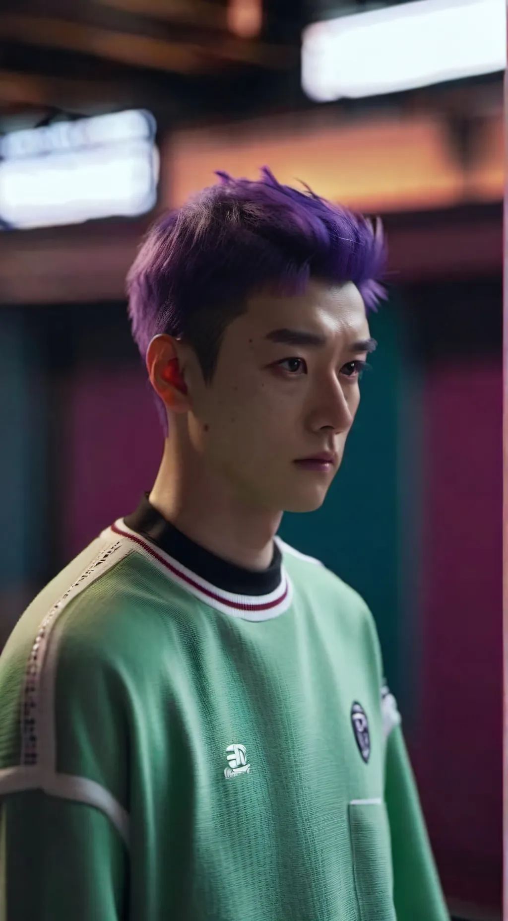 ai character: Thanos squid game background