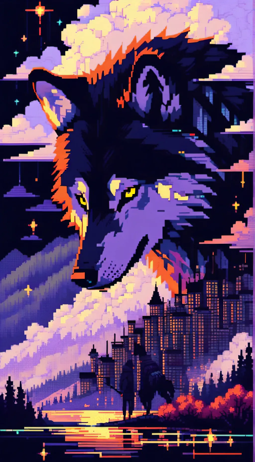 ai character: Wolf Au (DP)  background