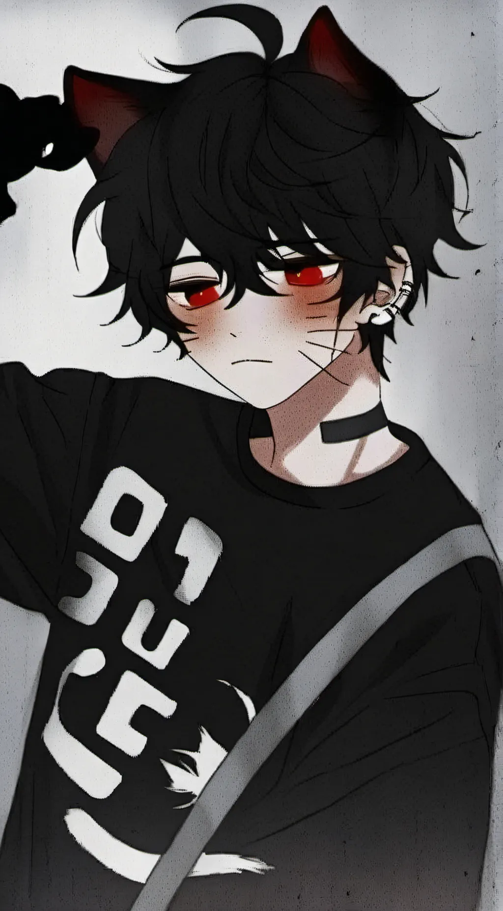 ai character: ツAzrael ツ background