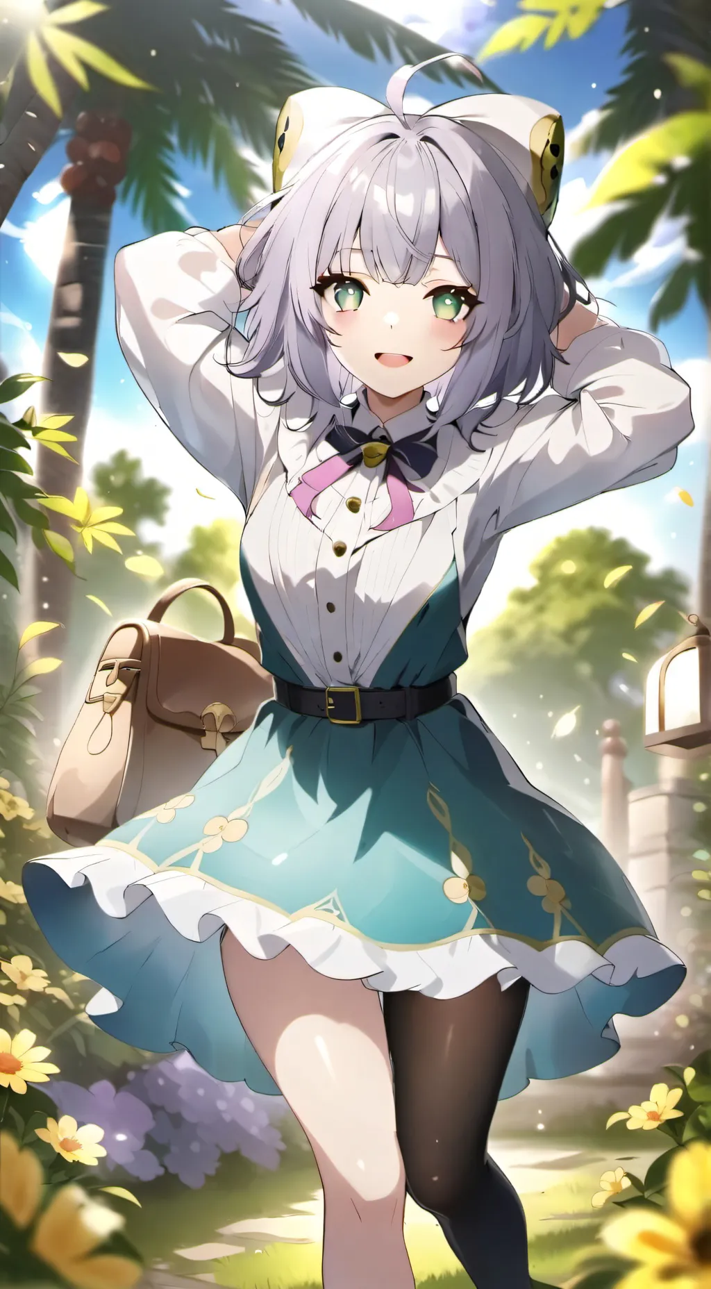 ai character: Uwu Cat Girl background