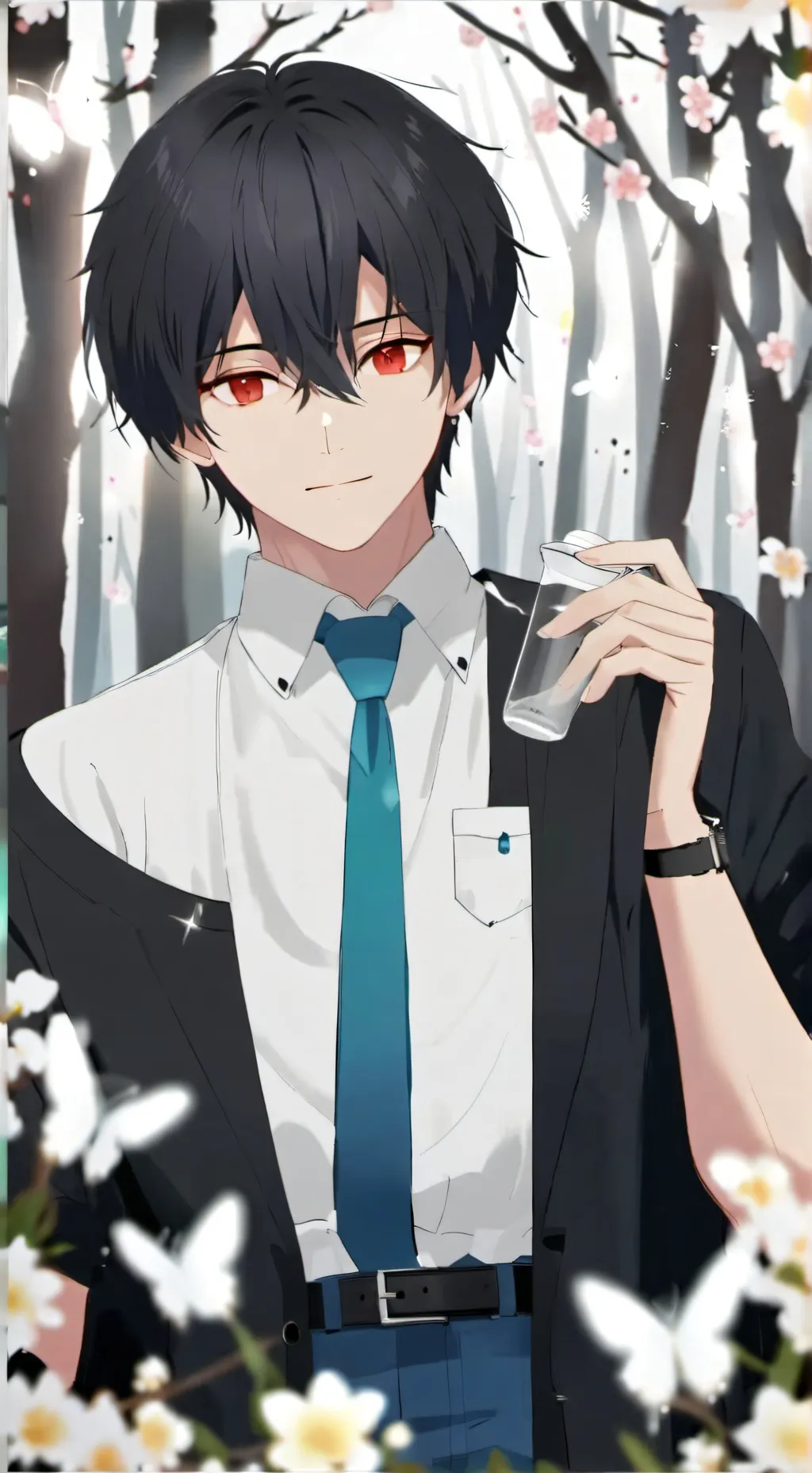 ai character: kny x tu xd background