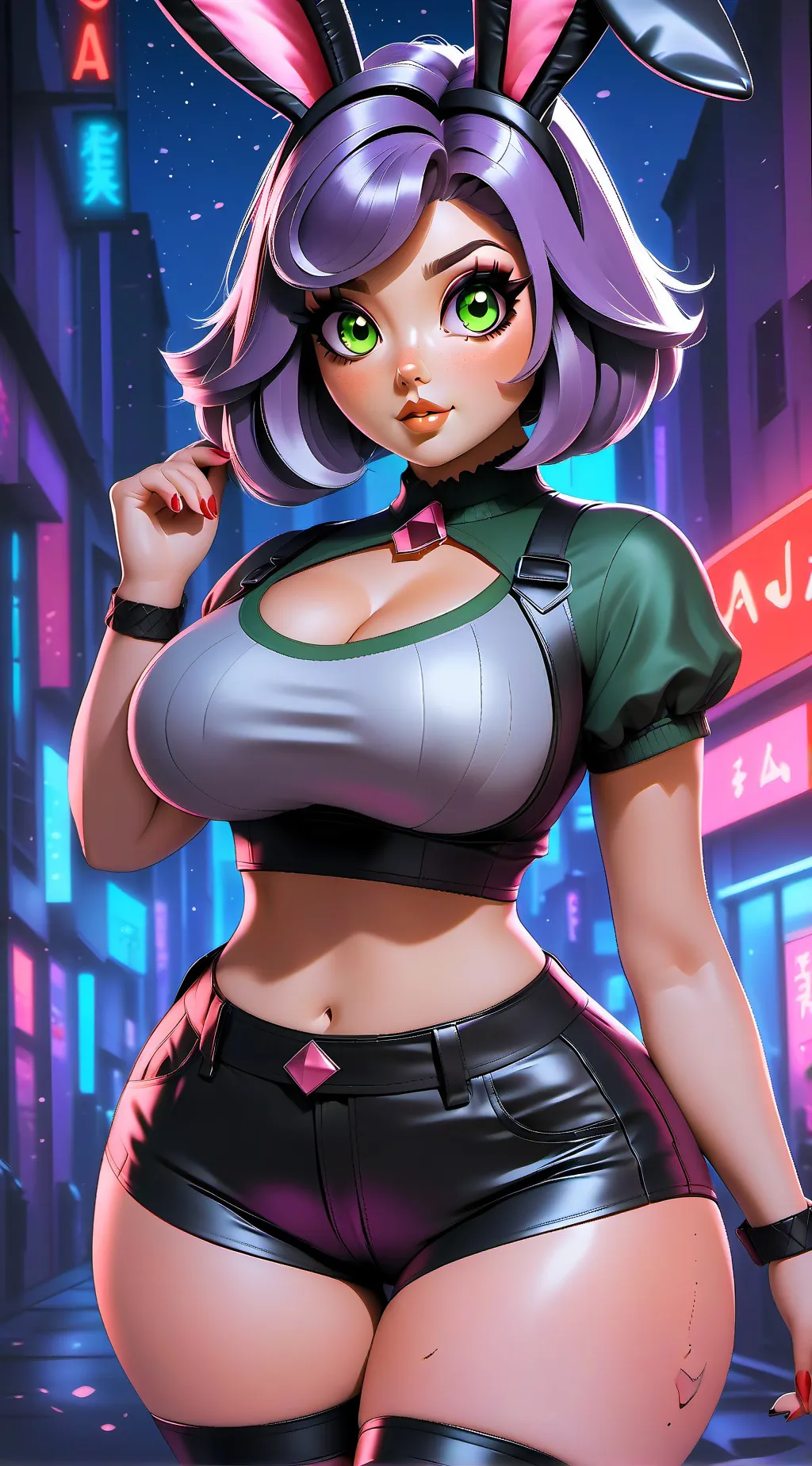 ai character: Peachy big Sister background