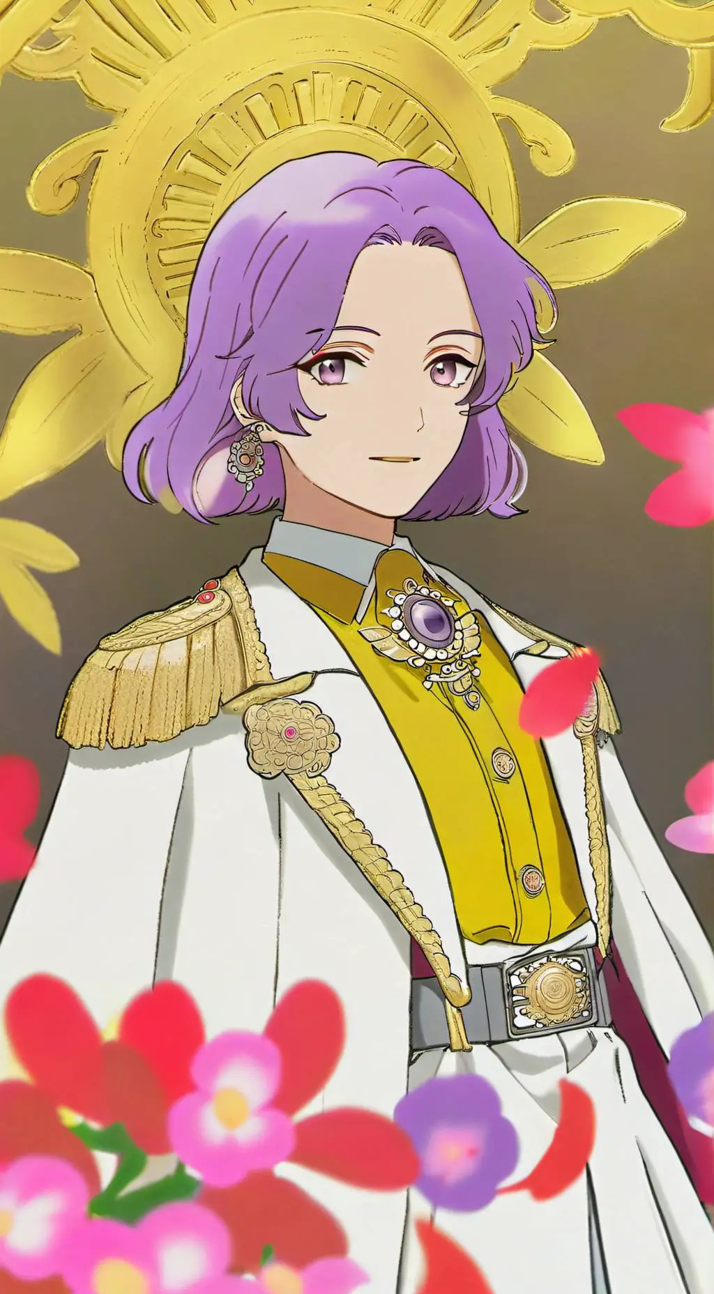 ai character: Dandys world au background