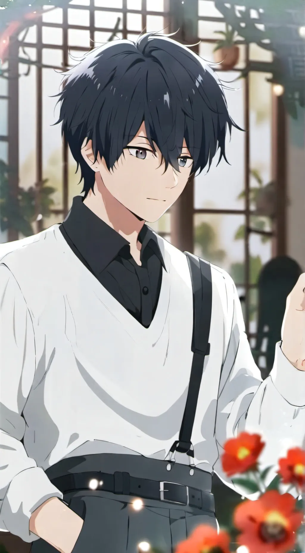 ai character: Hoshiko Kaito background