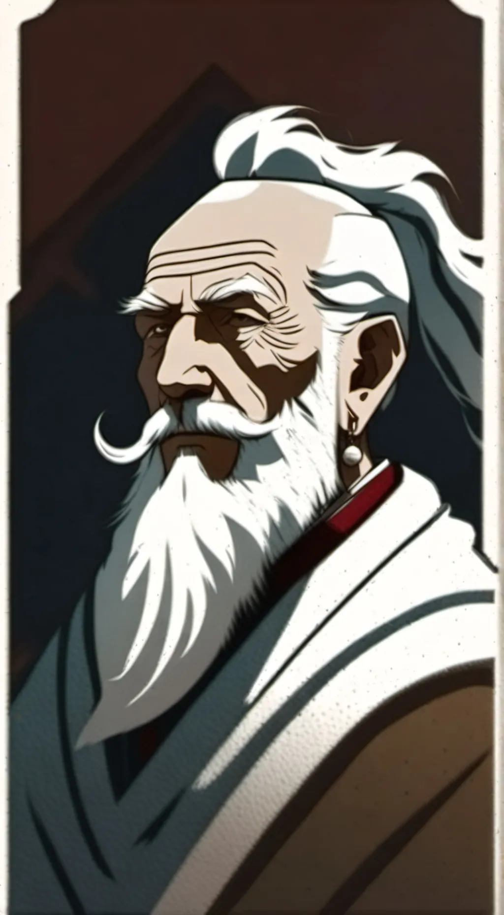 ai character: Isaac Netero  background