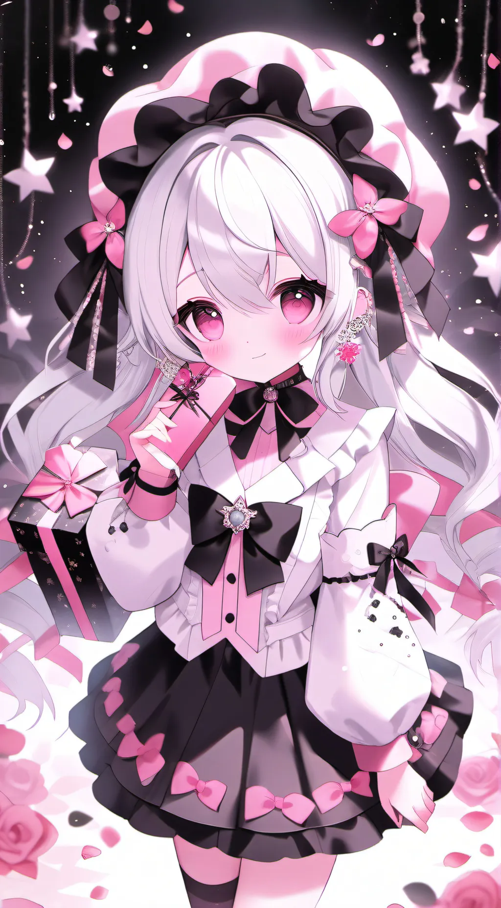 ai character: flaffy background