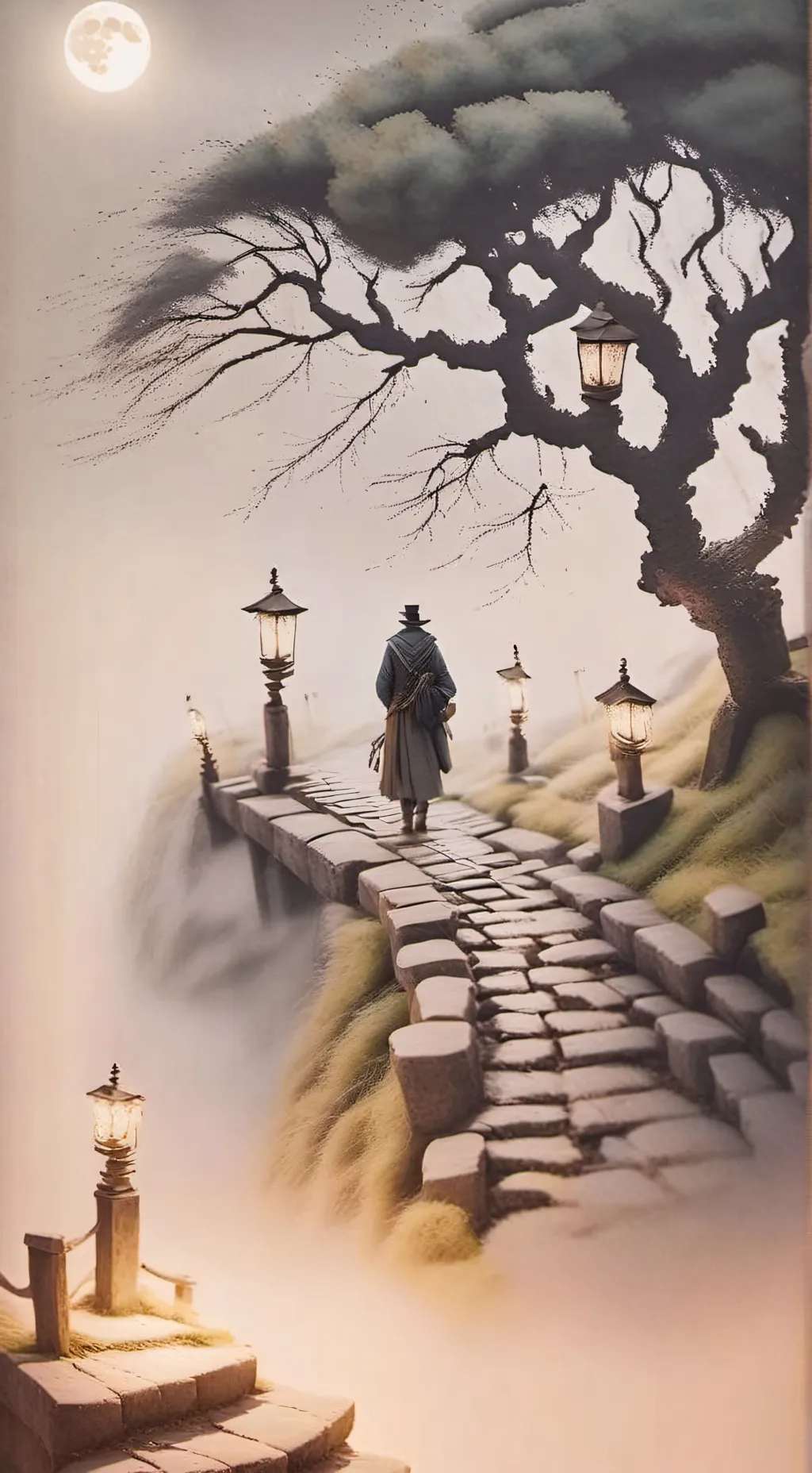 ai character: JJk  Dark turn .  background