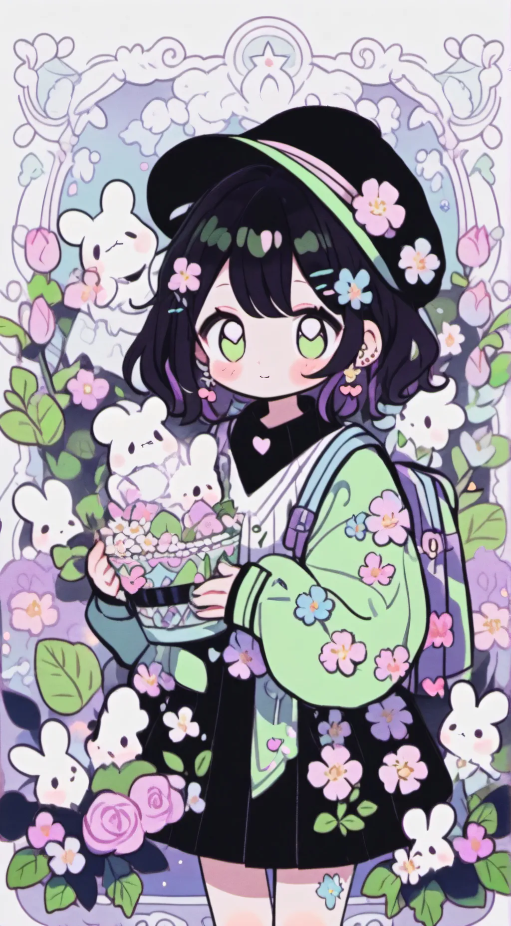 ai character: new school  background